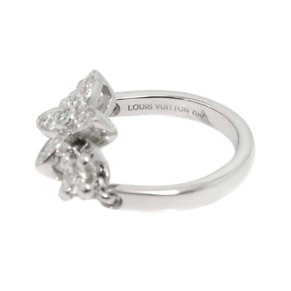 LOUIS VUITTON Star Blossom Diamond Ring 18K WG 750 size49 4.75-5(US) 90270424 - Picture 3 of 9